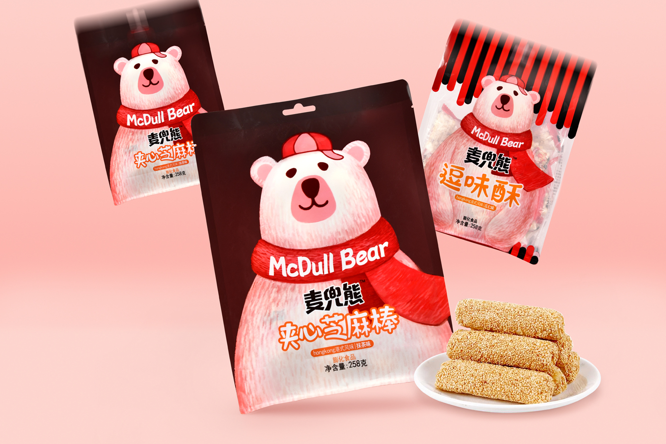 成都水手包装设计公司案例，麦兜熊品牌设计图片
