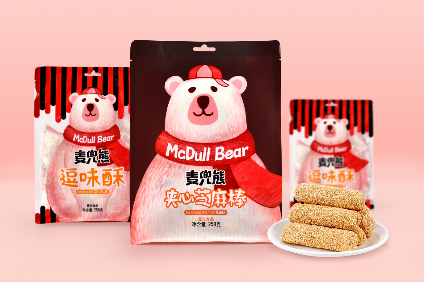 成都水手包装设计公司案例，麦兜熊品牌设计图片